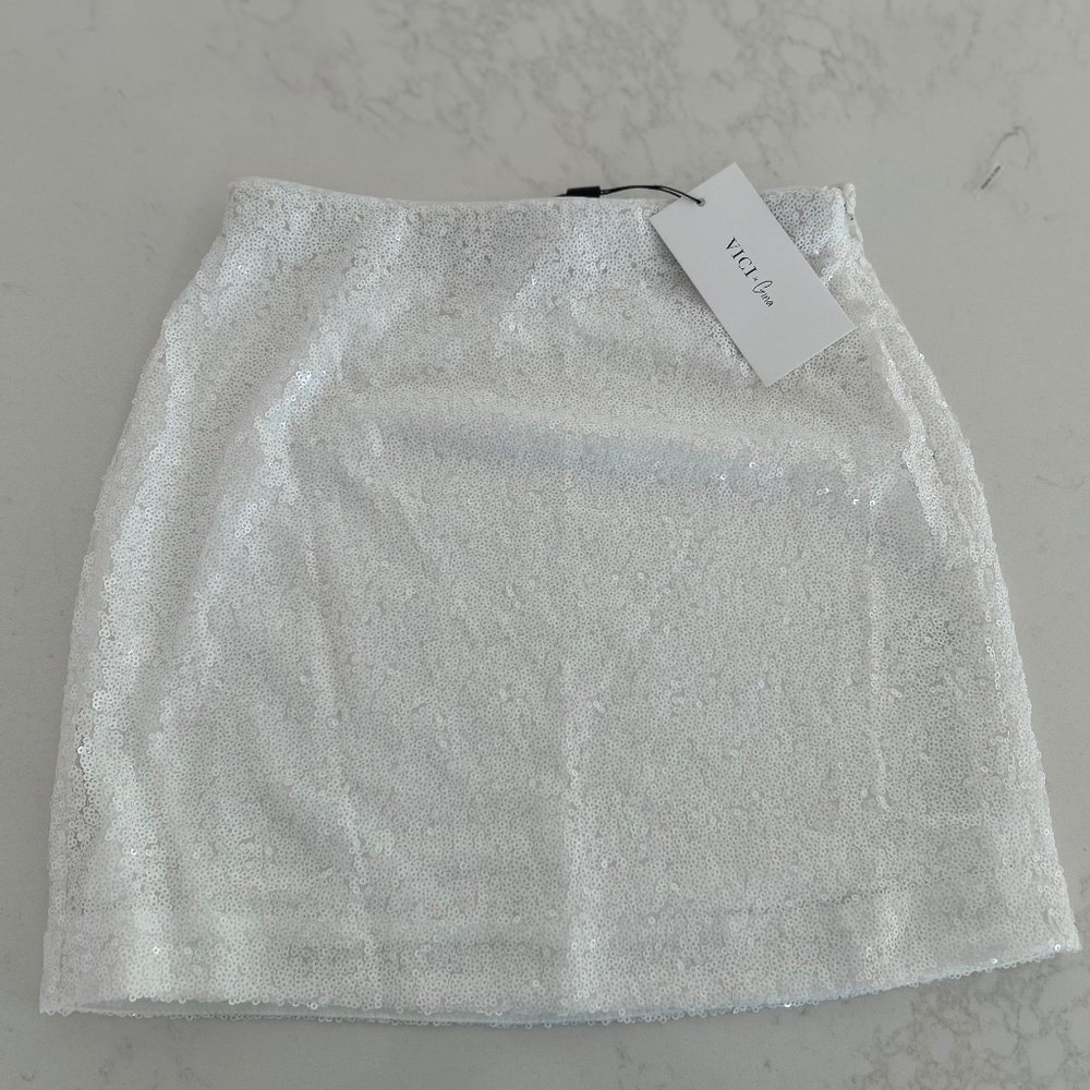 SEQUIN MINI SKIRT